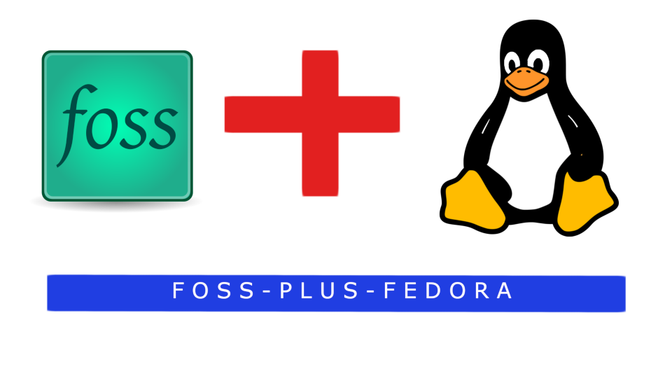 Foss Plus Fedora Logo